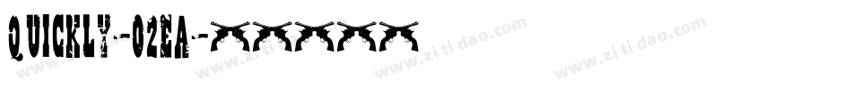 Quickly-o2Ea字体转换