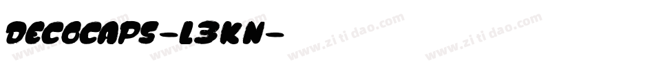 Decocaps-L3Kn字体转换