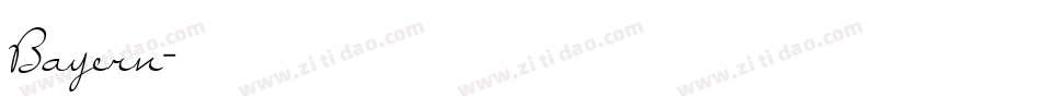 Bayern字体转换