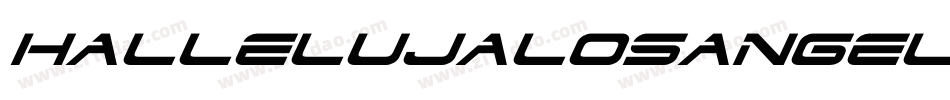 Hallelujalosangeles-1DvM字体转换