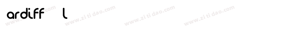 Cardiff-K7Dl字体转换