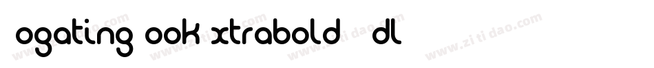 GogatingBookExtrabold-23dl字体转换