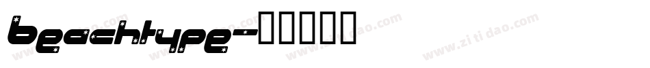 Beachtype字体转换