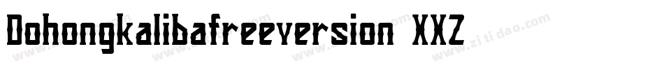 Dohongkalibafreeversion-8XXZ字体转换