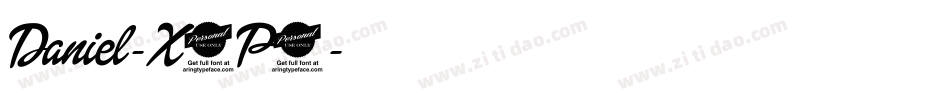 Daniel-X3P2字体转换