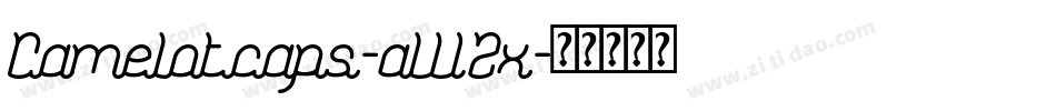 Camelotcaps-aW2x字体转换