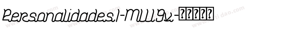 Personalidades1-MW9v字体转换