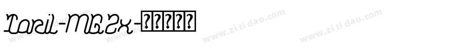 Toril-MG2x字体转换 Toril-MG2x字体转换