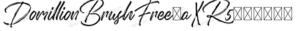 DomillionBrushFree-aXR5字体转换