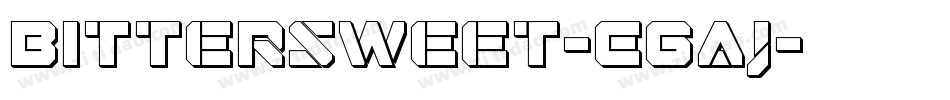 Bittersweet-EGaj字体转换