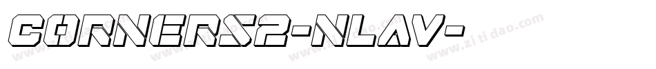 Corners2-nLaV字体转换