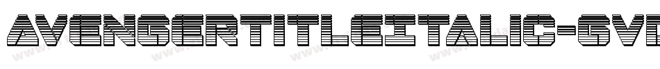 AvengerTitleItalic-gVDq字体转换