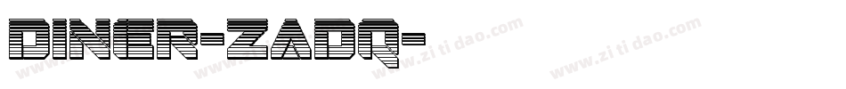 Diner-ZaDq字体转换 Diner-ZaDq字体转换