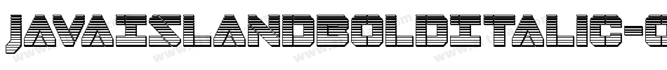 JavaIslandBoldItalic-odDq字体转换
