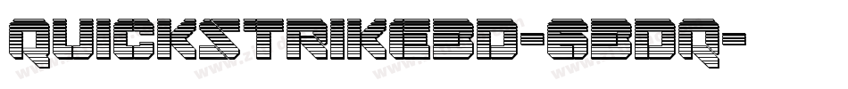 Quickstrike3D-63Dq字体转换