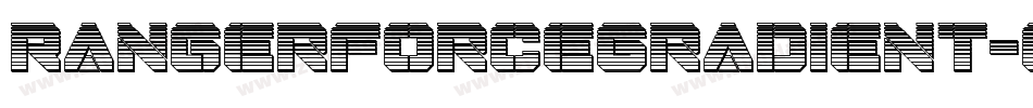 RangerForceGradient-GO3Dq字体转换