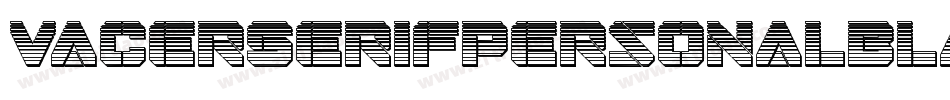 VacerSerifPersonalBlack-GADq字体转换