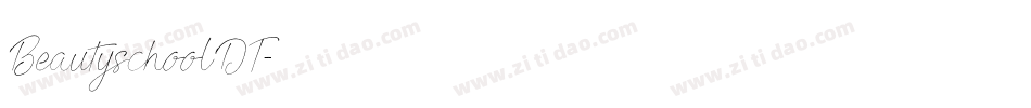 BeautyschoolDT字体转换