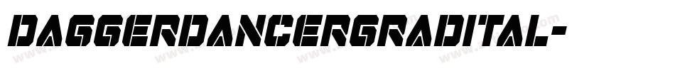 daggerdancergradital字体转换