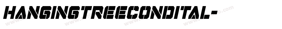 hangingtreecondital字体转换