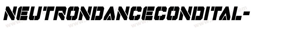 neutrondancecondital字体转换