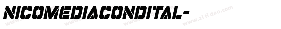 nicomediacondital字体转换