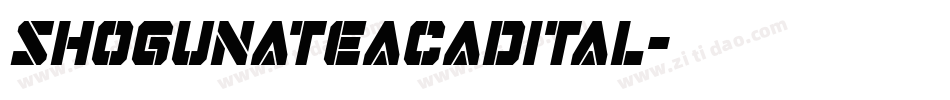 shogunateacadital字体转换