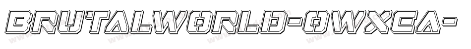 Brutalworld-owxEa字体转换