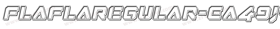 FlaFlaRegular-Ea49j字体转换