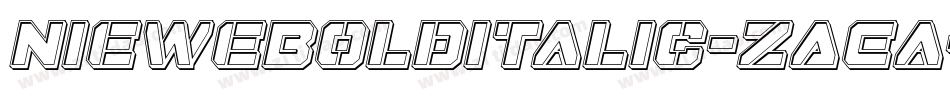 NieweBolditalic-zAEa字体转换