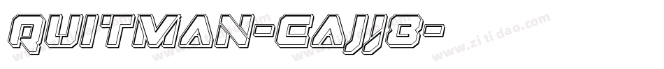Quitman-EaJj8字体转换