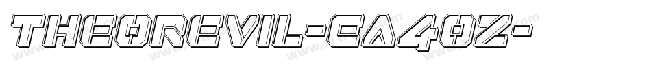 Theorevil-Ea40z字体转换