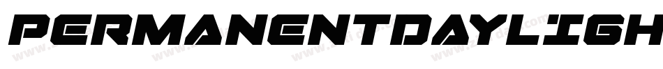 PERMANENTDAYLIGHTITALIC字体转换