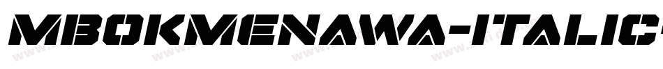 mbokmenawa-italic字体转换