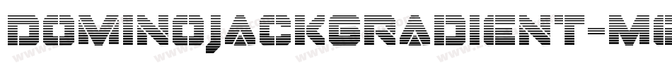 DominoJackGradient-Mepv字体转换