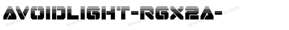 AvoidLight-rgx2A字体转换