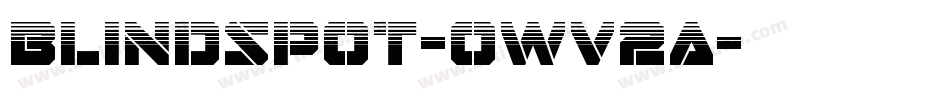 Blindspot-owv2A字体转换
