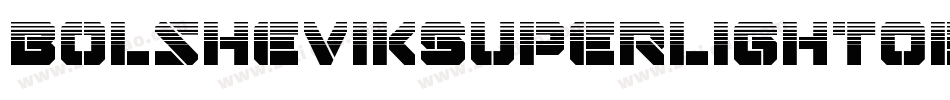 BolshevikSuperlightOblique-aJ2a字体转换