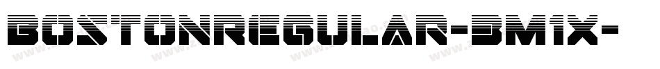 BostonRegular-3M1X字体转换