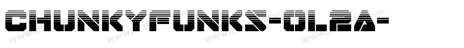 ChunkyFunks-ol2A字体转换