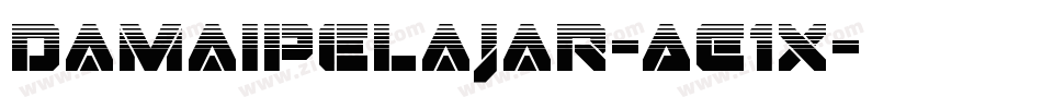Damaipelajar-AE1x字体转换