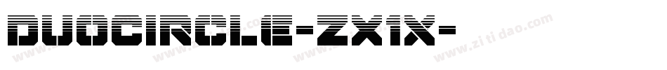 DuoCircle-ZX1x字体转换