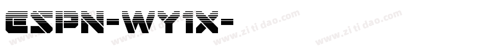 Espn-wy1x字体转换