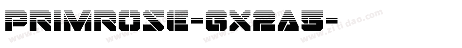 Primrose-gx2A5字体转换
