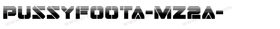 Pussyfoota-mZ2a字体转换