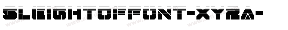SleightOfFont-XY2a字体转换 SleightOfFont-XY2a字体转换