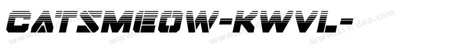CatsMeow-KWVl字体转换