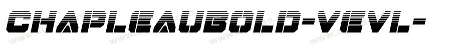ChapleauBold-VeVl字体转换