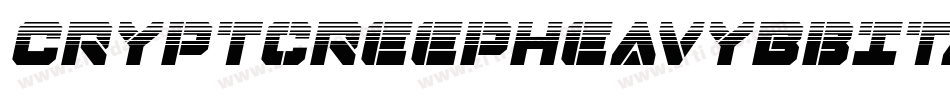 CryptcreepHeavyBbItalic-dpVl字体转换