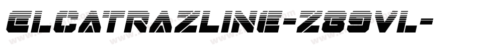 ElcatrazLine-z89Vl字体转换